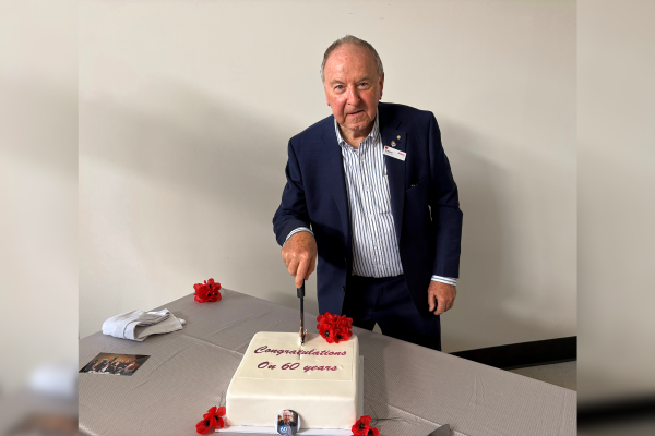 Robert Winther celebrates 60 years of service